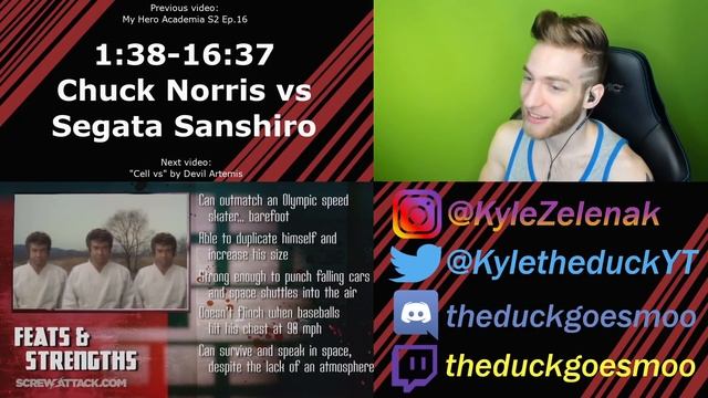 BEST. BATTLE. EVER!!! Reacting to "Chuck Norris vs Segata Sanshiro Death Battle" смотреть онлайн