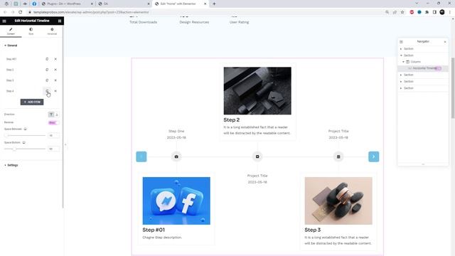 How to showcase your story in a horizontal timeline in Elementor смотреть онлайн