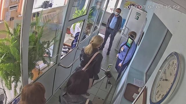 Терминал распознавания лиц с термографией Hikvision DS-K1TA70MI от Gnet.by смотреть онлайн