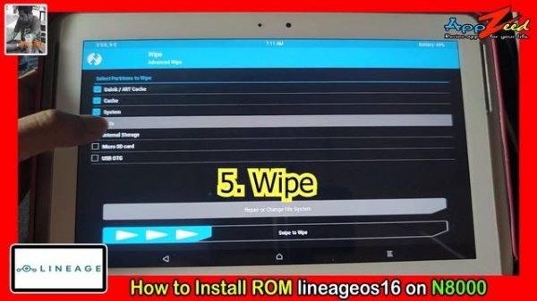 How to install rom LineageOS 16 Upgrade to Android 9 samsung Tab 10.1 GT-N8000