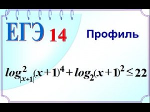 Логарифмическое неравенство. Модуль в основании логарифма