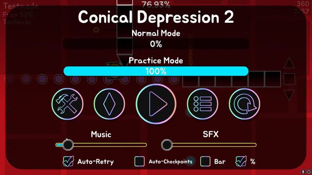 🔴CONICAL DEPRESSION | ОБЩАЕМСЯ - Geometry Dash