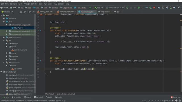 How to Create Popup Menu in Android Studio || Android Studio Tutorial For Beginners. смотреть онлайн