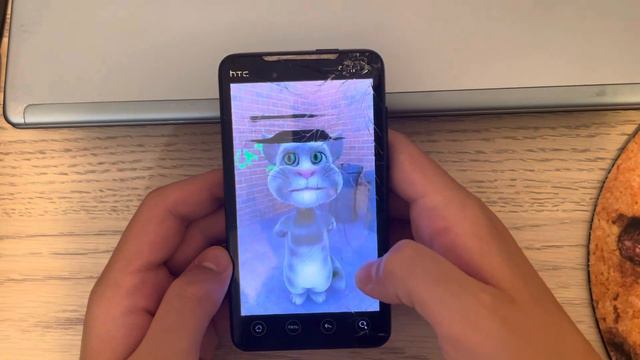 Talking Tom Cat Free (Android) (Version 1.3.6) on my HTC Evo 4G (PC36100) (Sprint) (Android 2.3.5) смотреть онлайн