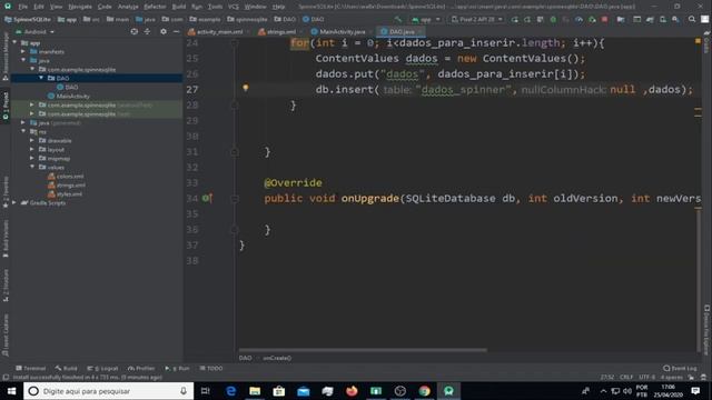 Android Studio | É assim que se monta um Spinner com dados do SQLite | Java смотреть онлайн
