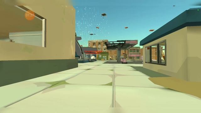 типичная игра от лица камеры ChickenGun смотреть онлайн