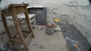 █ Трап для ДУША КОНВЕРТОМ / последовательность укладки плитки на пол