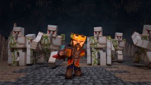 Warden Life: Warden vs Iron Golem Army | Alex and Steve Legends (Minecraft Animation Movie)