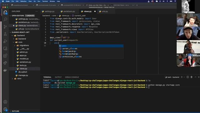 W10D5: JSON Web Tokens (1 of 1) смотреть онлайн