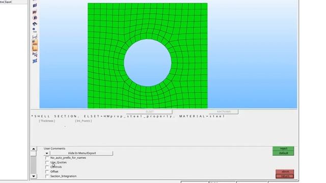 Abaqus-Hypermesh Interface: Input File Generation смотреть онлайн