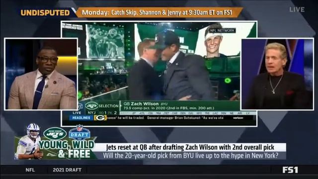 UNDISPUTED | Skip Bayless react to Jets reset at QB after drafting Zach Wilson with 2nd overall pic смотреть онлайн