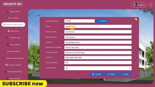 Hostel Management System in Csharp (C#, Visual Studio, MsSQL Server) Complete Project (Step by Step смотреть онлайн