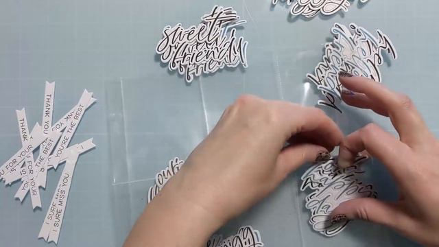 BATCH & STENCIL! Filling up my sentiment binder & a quick & Pretty Stencil Card! Time Saving Tips! смотреть онлайн