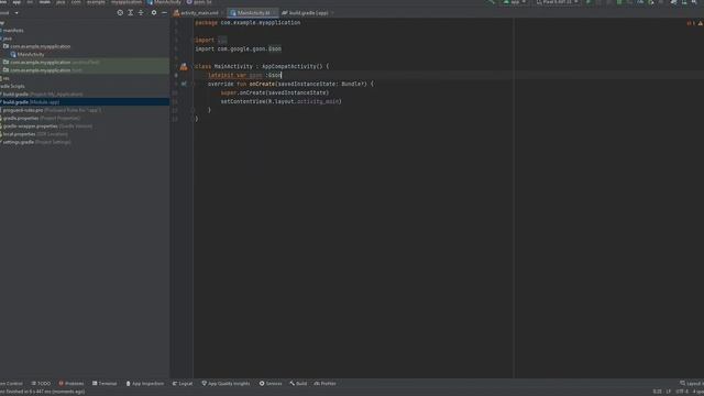 Gson library implementation || add View Binding || Activity || Kotlin смотреть онлайн