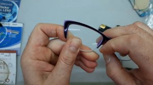ремонт очков. полуоправные. оборвалась леска.