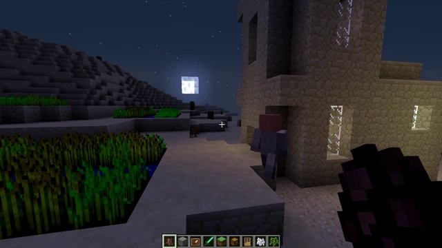 Обзор модов #2 мод Helpful villagers (мод на умных жителей) смотреть онлайн