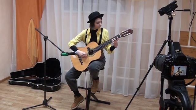 Виктория Никулова Этюд Карулли Гитара смотреть онлайн