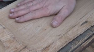 Подарок из обрезков. Поднос из дуба.