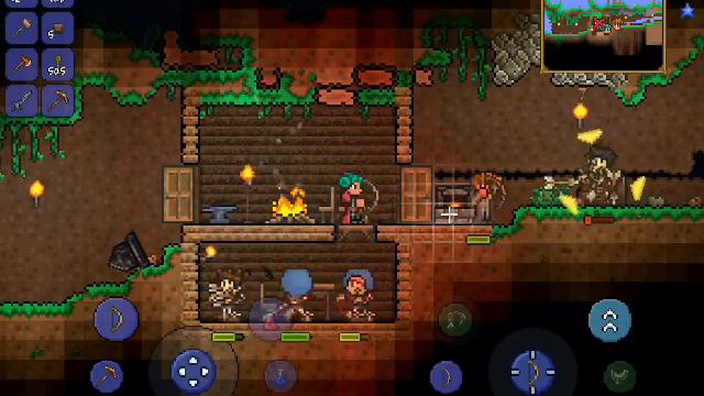 Let’s Play Terraria 1.3 Mobile - Merchant, Caves and ORE! #2 смотреть онлайн
