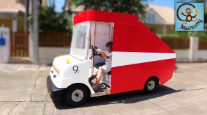 Дети и Машина. Манкиту делают Пожарную Машину