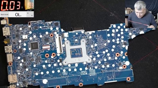 Fixing Laptop Board With No Laptop Around - HP Elitebook 350 G3 Motherboard Repair, No Power Repair