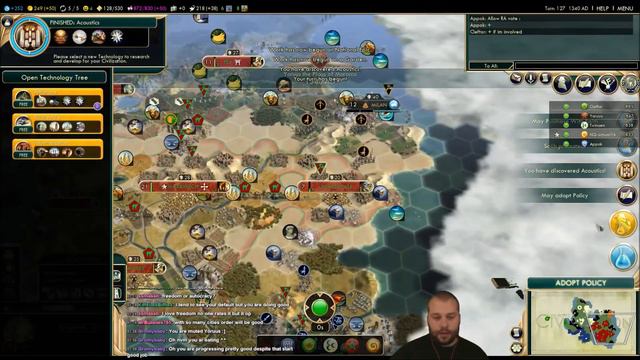 Civilization 5 Multiplayer 94: Morocco [4/9] ( BNW 6 Player Free For All) Gameplay/Commentary смотреть онлайн