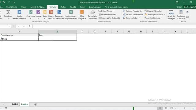 Como Criar LISTA SUSPENSA Dependente no Excel смотреть онлайн