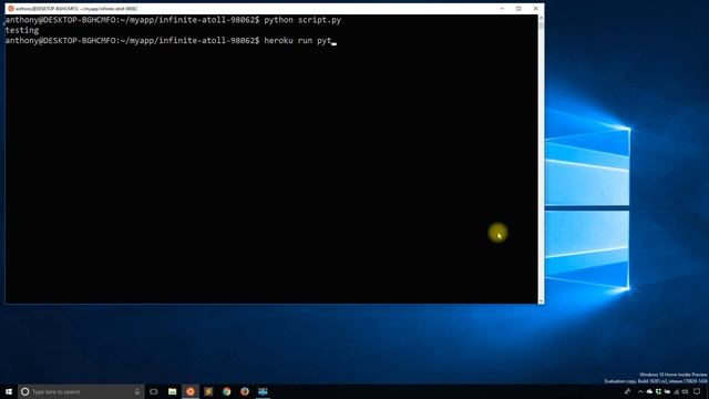 Running Scripts on Heroku смотреть онлайн
