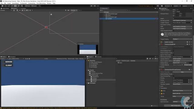 Cameras 1/2, Unity Multiplayer with Fish-Networking смотреть онлайн