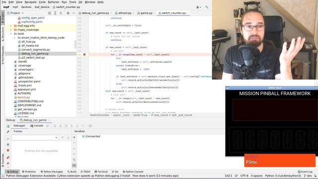 How to Debug your Pinball Game in PyCharm? - MPF Software смотреть онлайн