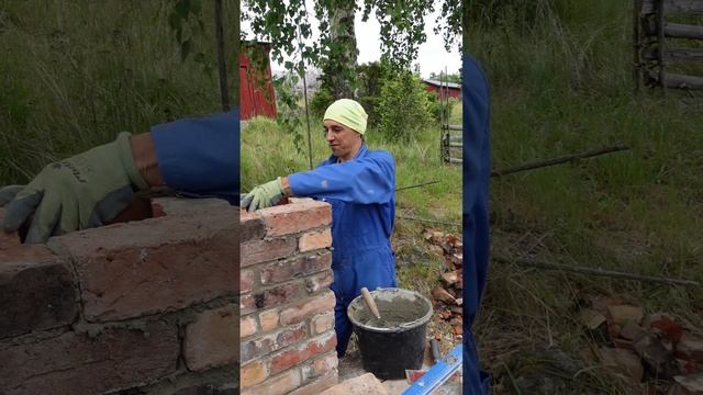 Печь из суперкривого кирпича