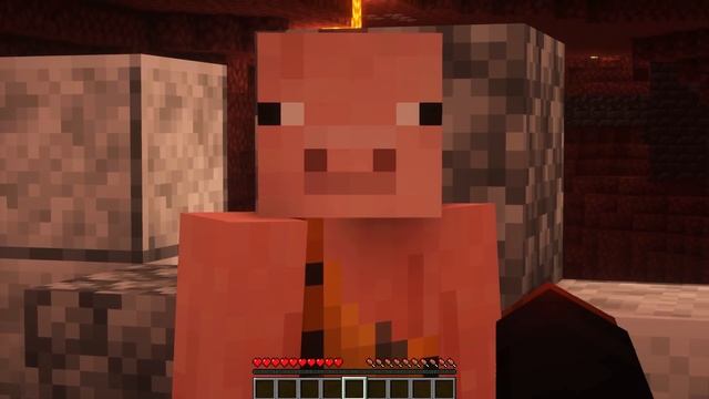 The Story of The First PIGLIN In Minecraft... смотреть онлайн
