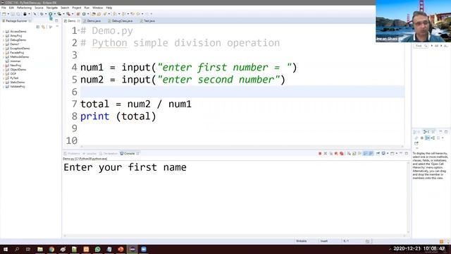 Python simple division operation for beginners | dividing numbers смотреть онлайн