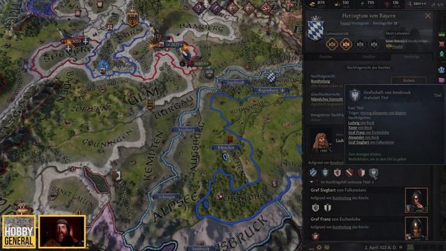 CRUSADER KINGS 3 Vom Münchner-Grafen zum deutschen Kaiser? #18 [Lets Play | Gameplay] смотреть онлайн