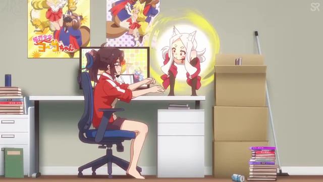 Смешные моменты из аниме Sewayaki Kitsune No Senko-san