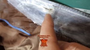 Засаленный воротник кожаной куртки. Восстановление цвета. Химчистка