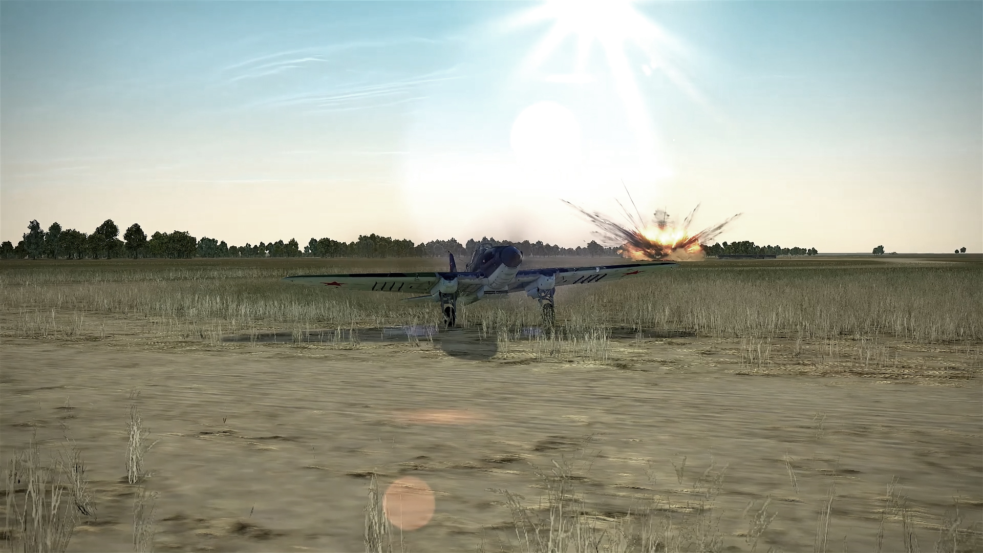 Кампания «Битва за Сталинград».  Штурмовик Ил-2.  Сим.  "IL-2 Sturmovik Great Battles."  Вылет-6.