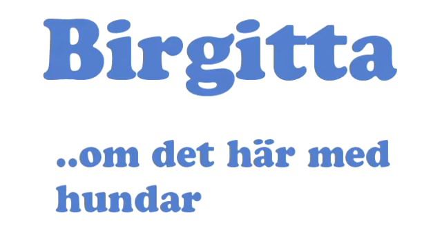 Birgitta Martinsson samtalar om hundar -Ring P1 смотреть онлайн
