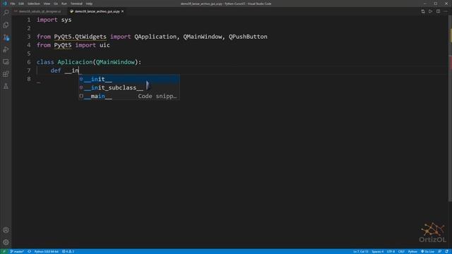 Python Curso V2: 461 1/2 Cargar un Archivo de Interfaz Gráfica de Usuario (GUI) de Qt Designer .ui смотреть онлайн
