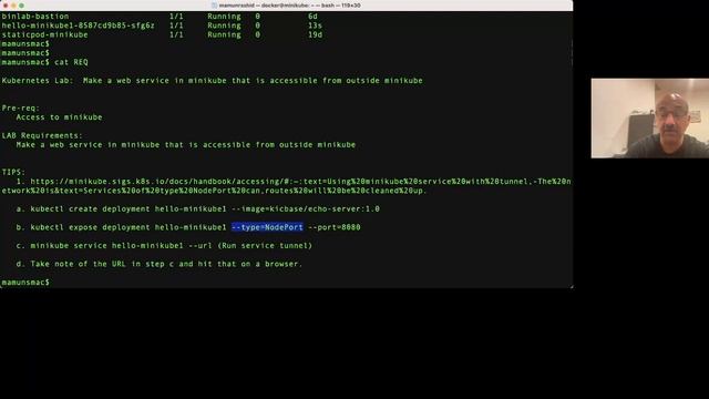 Kubernetes LAB 37: Create a deployment and a service on minikube and hit it from outside minikube смотреть онлайн