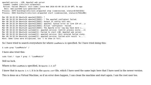 Unix & Linux: apache2.service Failed Because the Control Process Exited with Error Code смотреть онлайн