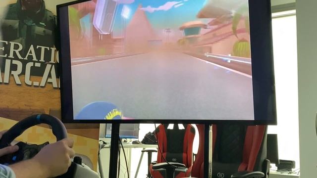 PSVR gameplay of Touring Karts смотреть онлайн