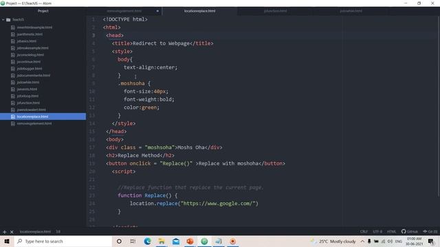 JavaScript : How to redirect to another webpage (Learn in 5 mins) смотреть онлайн