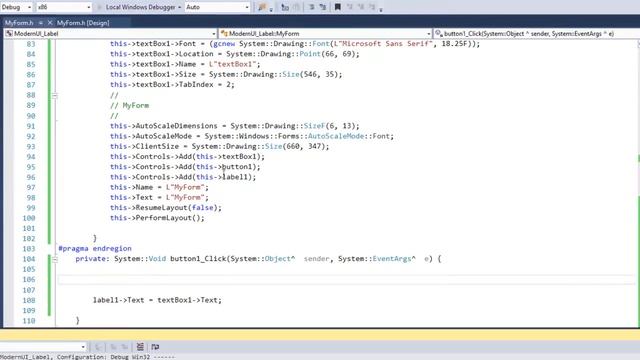 C++ GUI: Textboxes and User Input | WinForms смотреть онлайн