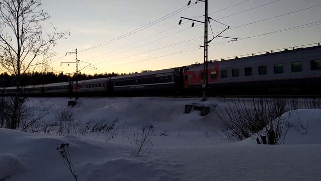 Пассажирский поезд. Стук колёс. смотреть онлайн
