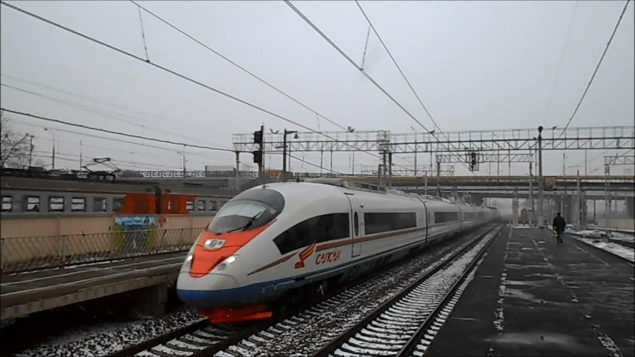 Электропоезд "Сапсан" ЭВС2-02 смотреть онлайн