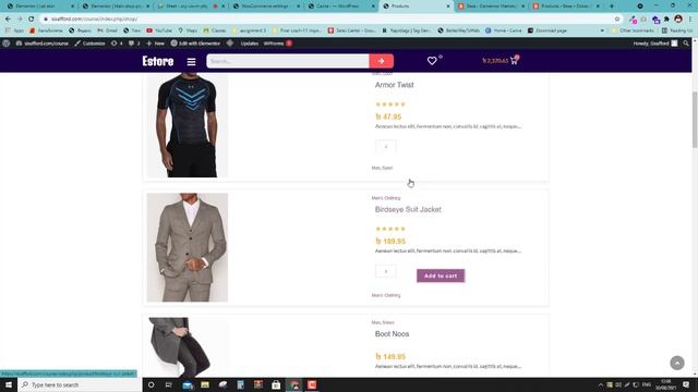WooCommerce Shop Page + custom archive skin + Mega menu ( elementor & crocoblock) смотреть онлайн