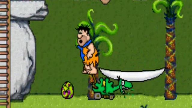The Flintstones: Big Trouble in Bedrock- GBA - First area смотреть онлайн