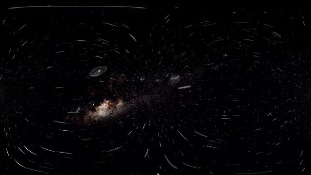 360 VR  Meditation In Space - Distance Yourself And Get The Overview Effect