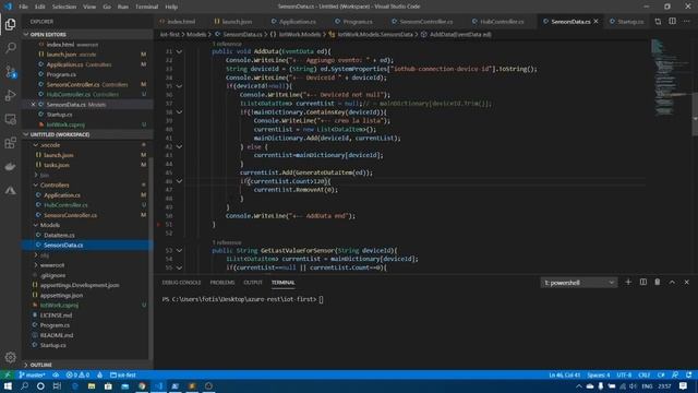 Send MQTT data to Azure, collect and expose via a rest interface and show them in a simple dashboar смотреть онлайн